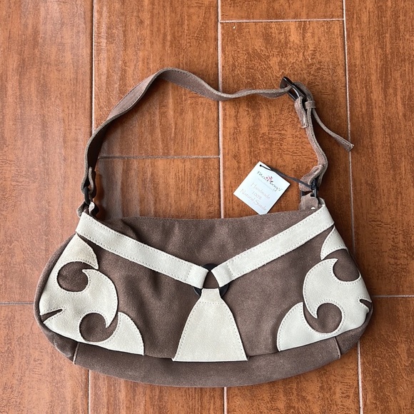 Madbags Handbags - Brown and Cream Shoulder Bag